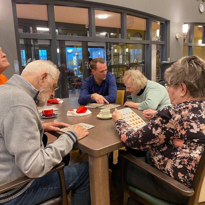 Kerstbingo met ouderen